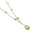 Peridot (olivin) csepp nyaklánc
