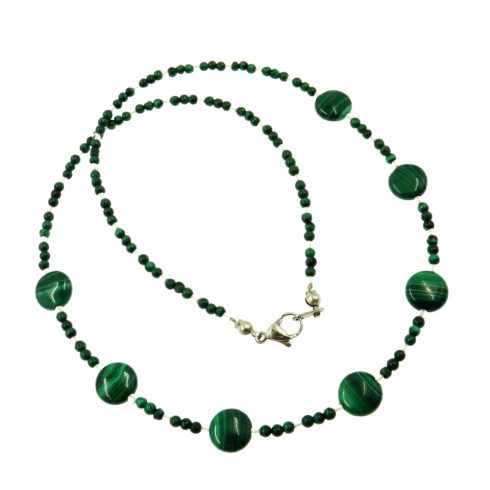 Malachit nyaklánc 