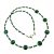 Malachit nyaklánc 