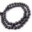 Fazettált fekete turmalin (sörl)  nyaklánc