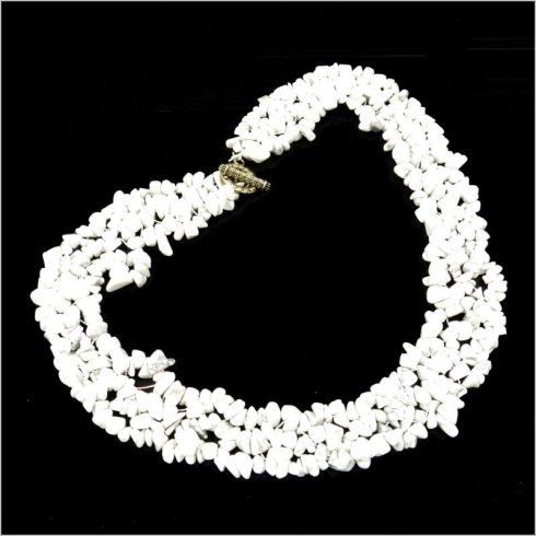 Howlit splitter szemcse nyaklánc -széles