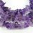 Ametiszt splitter szemcse nyaklánc