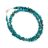 Természetes türkiz  splitter szemcse nyaklánc
