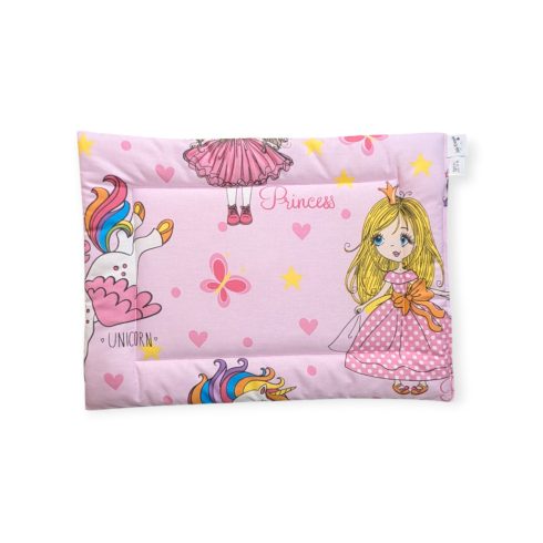 Borostyánköves baba párna -Princess királylány unikornis