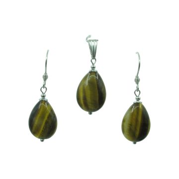 Tigrisszem  ékszerszett