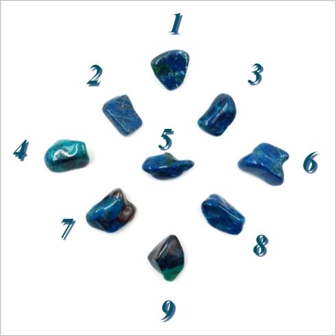 Természetes Krizokolla marokkő