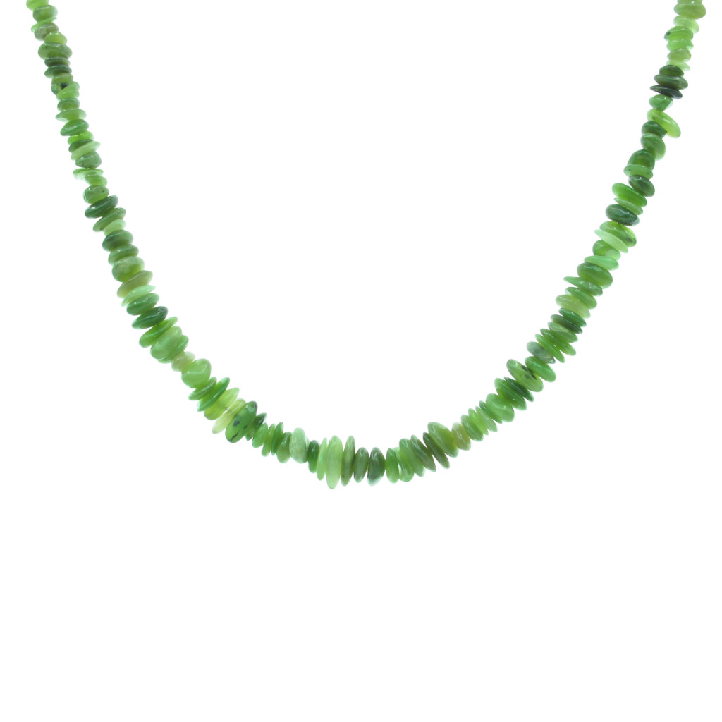 Nefrit jade splitter szemcse nyaklánc Nefrit jade splitter szemcse nyaklánc