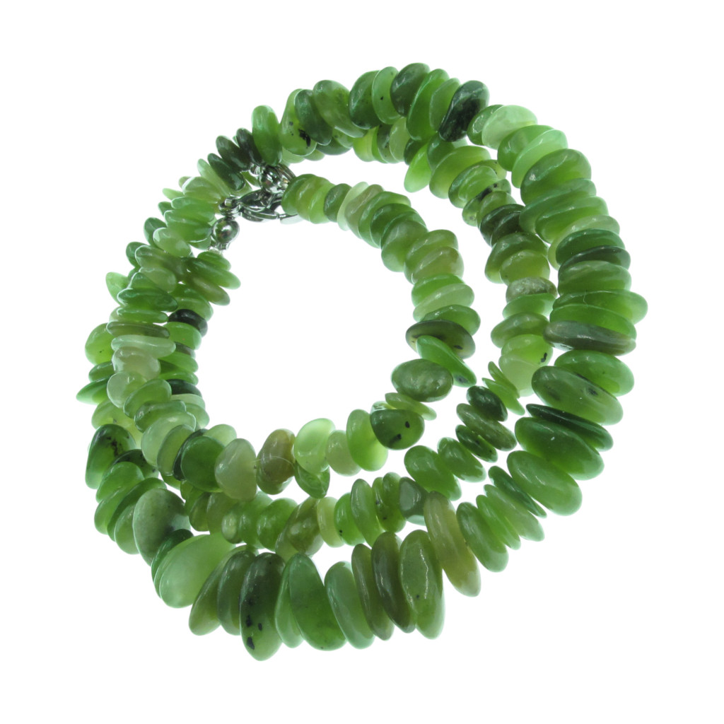 Nefrit jade splitter szemcse nyaklánc Nefrit jade splitter szemcse nyaklánc