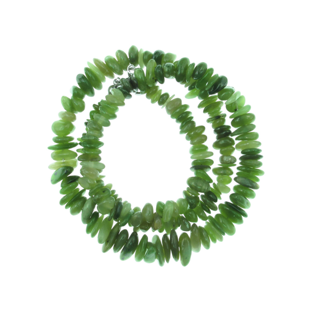 Nefrit jade splitter szemcse nyaklánc Nefrit jade splitter szemcse nyaklánc