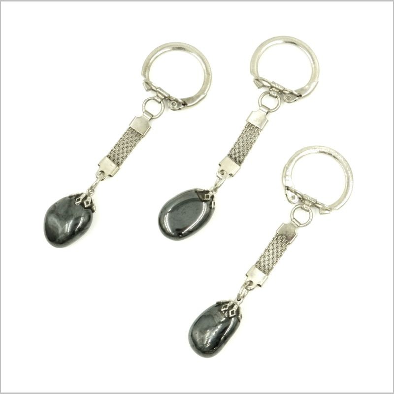 Image of Hematit kulcstartó