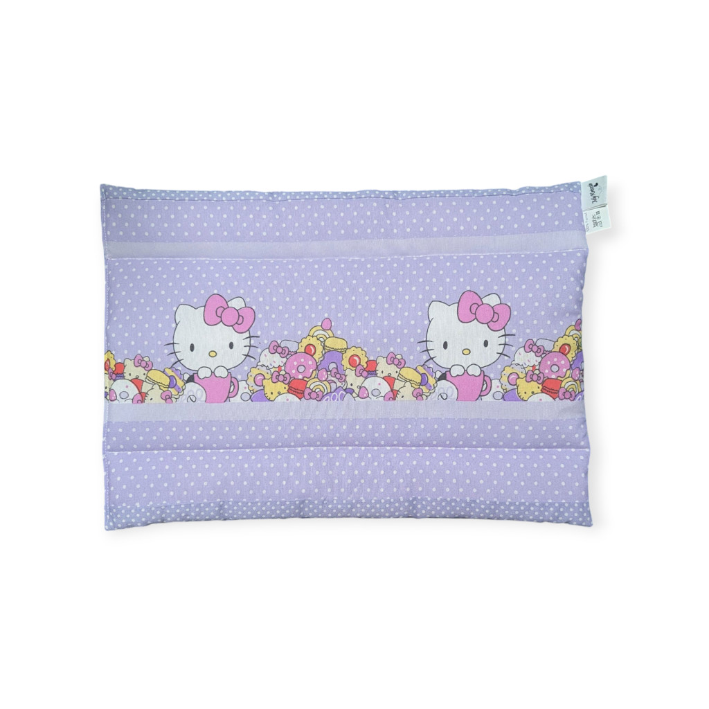 Borostyán köves baba párna, -Hello Kitty - pettyes